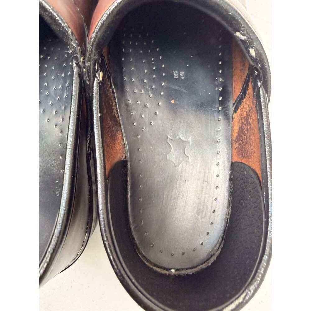 Dansko Professional clogs brown leather womens 35 (4.5-5) - Picture 3 of 5